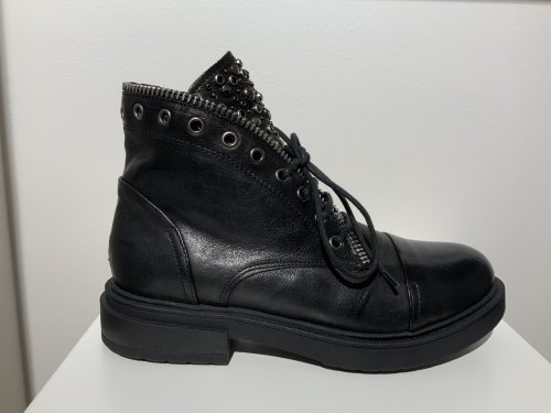 BRODEQUIN CUIR NOIR SMR pinal Click Collect Locappy Vosges